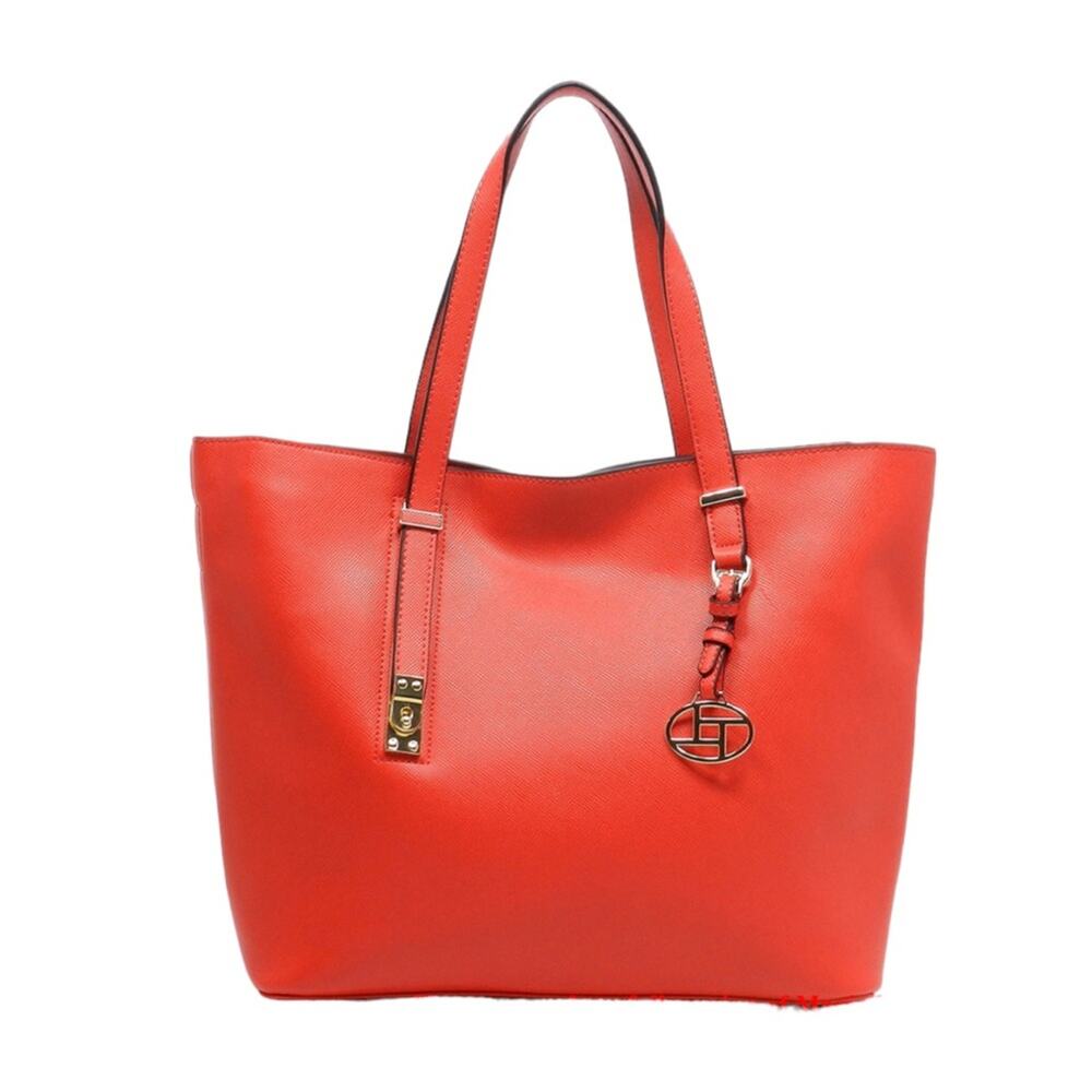 Red Shoulder handbag, adjustable strap‎ includes Crossbody purse, 2 in1 shopper